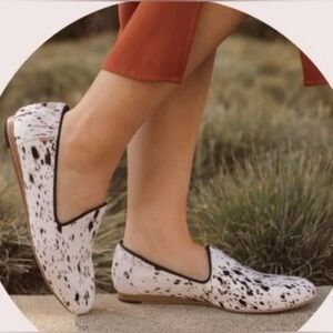 TOMS | Darcy Loafer Flat | In Birch Spotted Calf Hair Design